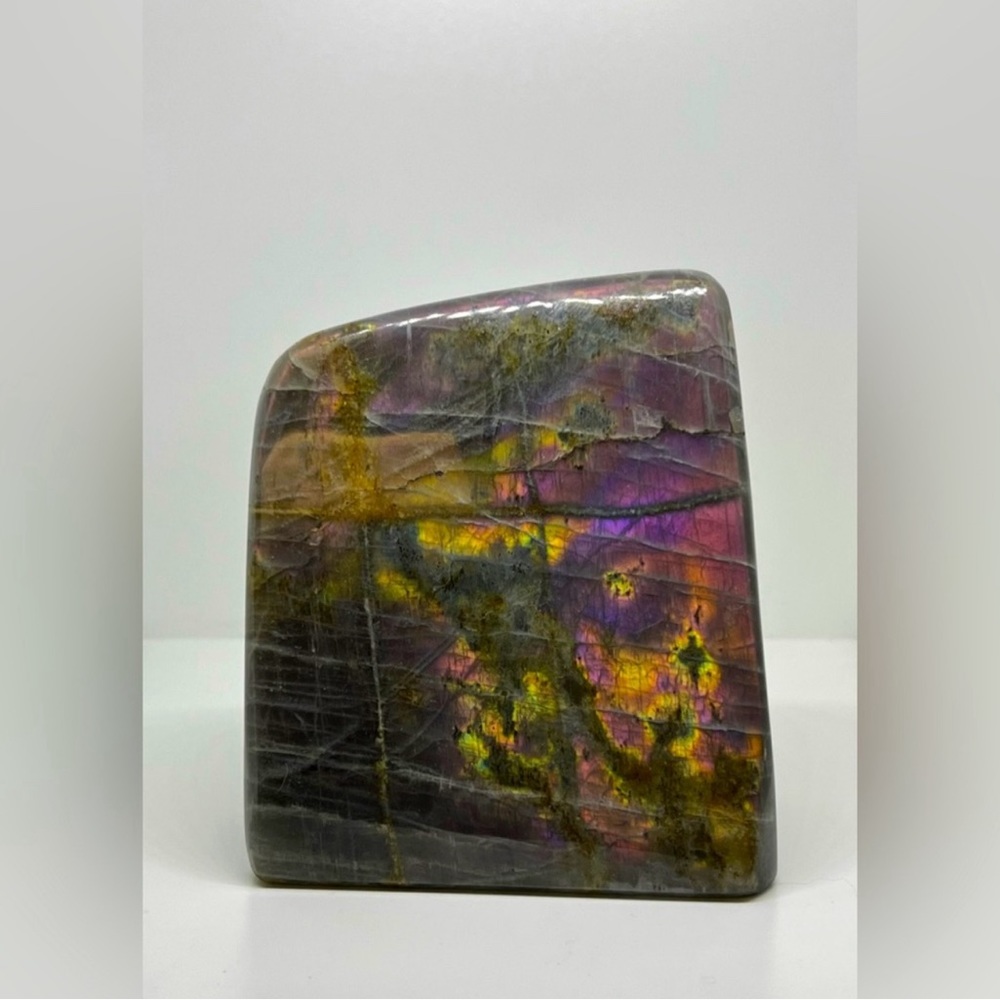 NWOT *LARGE* Labradorite Slab - Purple Shine - 1.3KG